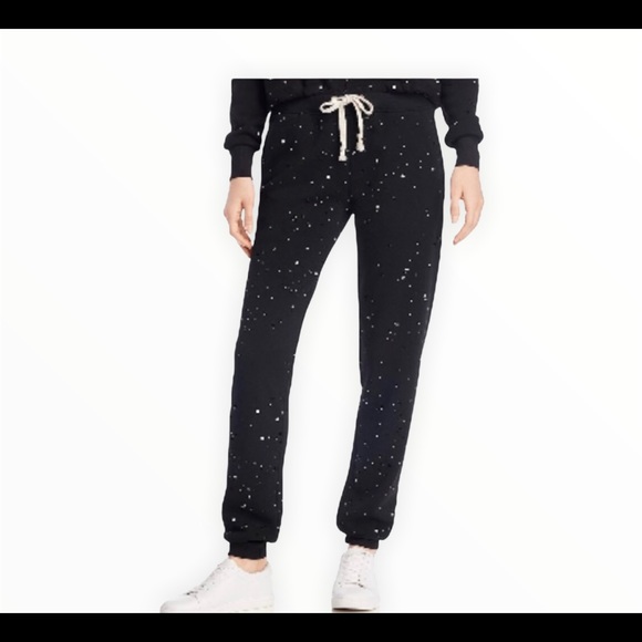 Theo & Spence Paint Splattered Joggers Sz 1X - Picture 1 of 6